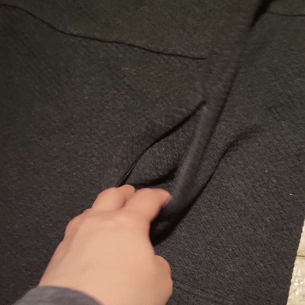 Womens Ashley Furniture Black Half-Zip Sweater - Picture 6 of 6